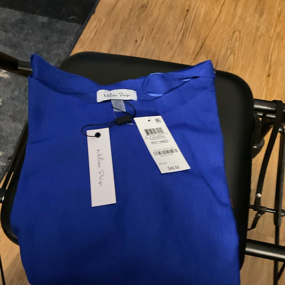 Melissa Paige Royal Blue Top